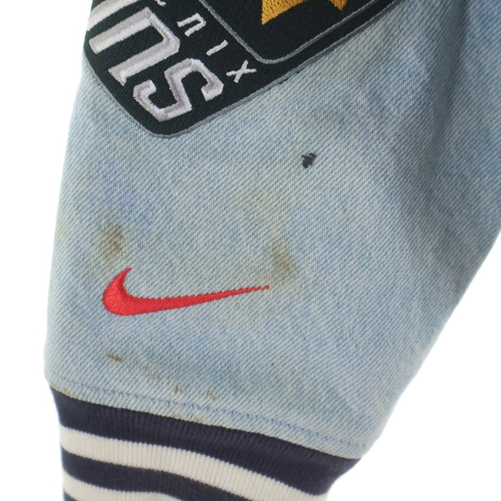 SUPREME(シュプリーム) 18SS ×NIKE NBA Denim Warm-Up Jacket ナイキ デニム ウォームアップ ジャケット スタジャン ブルゾン インディゴ AO3632-440