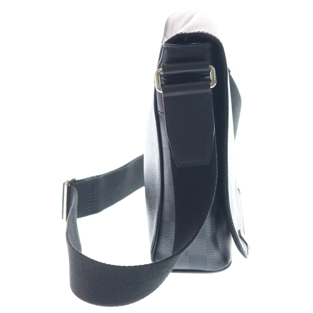 LOUIS VUITTON(ルイヴィトン) ディストリクトPM ダミエ グラフィット PVC レザー ショルダーバッグ ブラック N41028 レディース