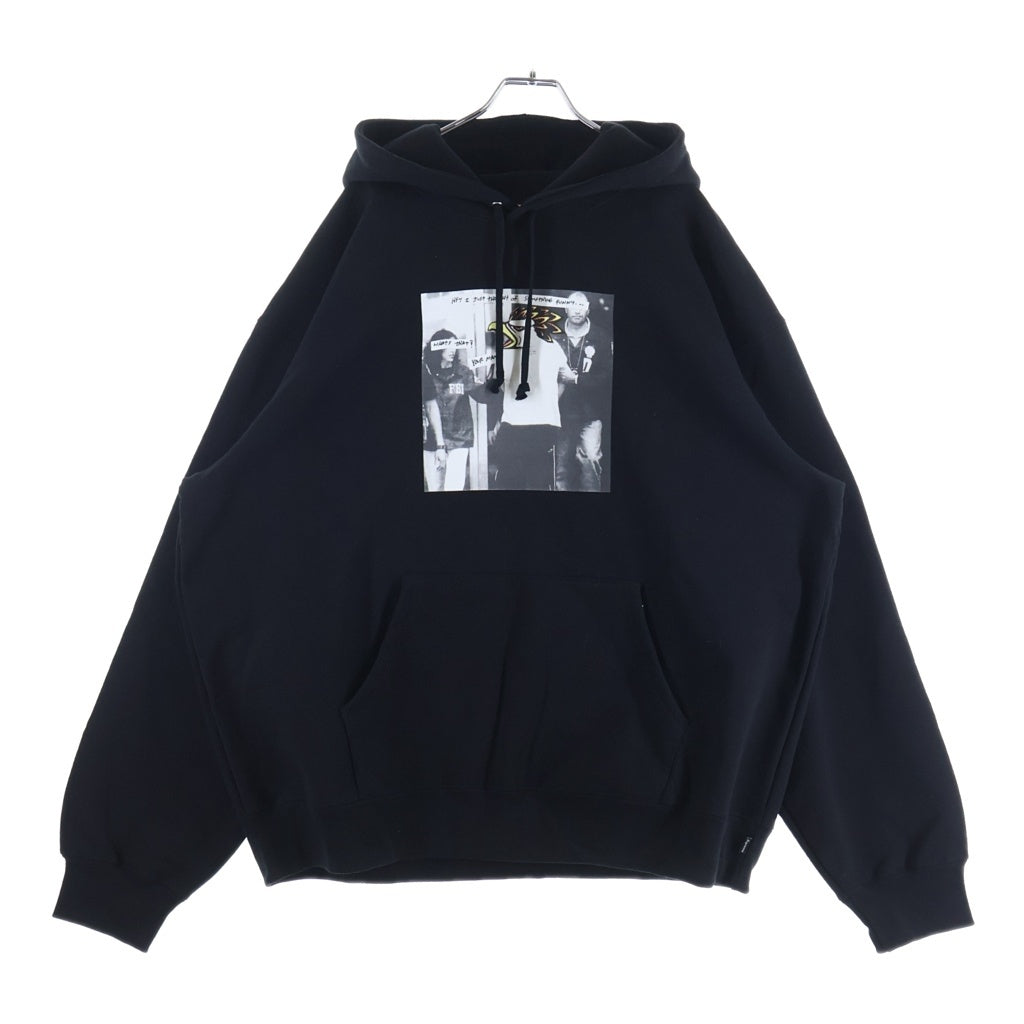 SUPREME(シュプリーム) 25AW×ANTIHERO HOODED SWEATSHIRT アンタイヒーロー フーデッド スウェットシャツ プルオーバー ブラック