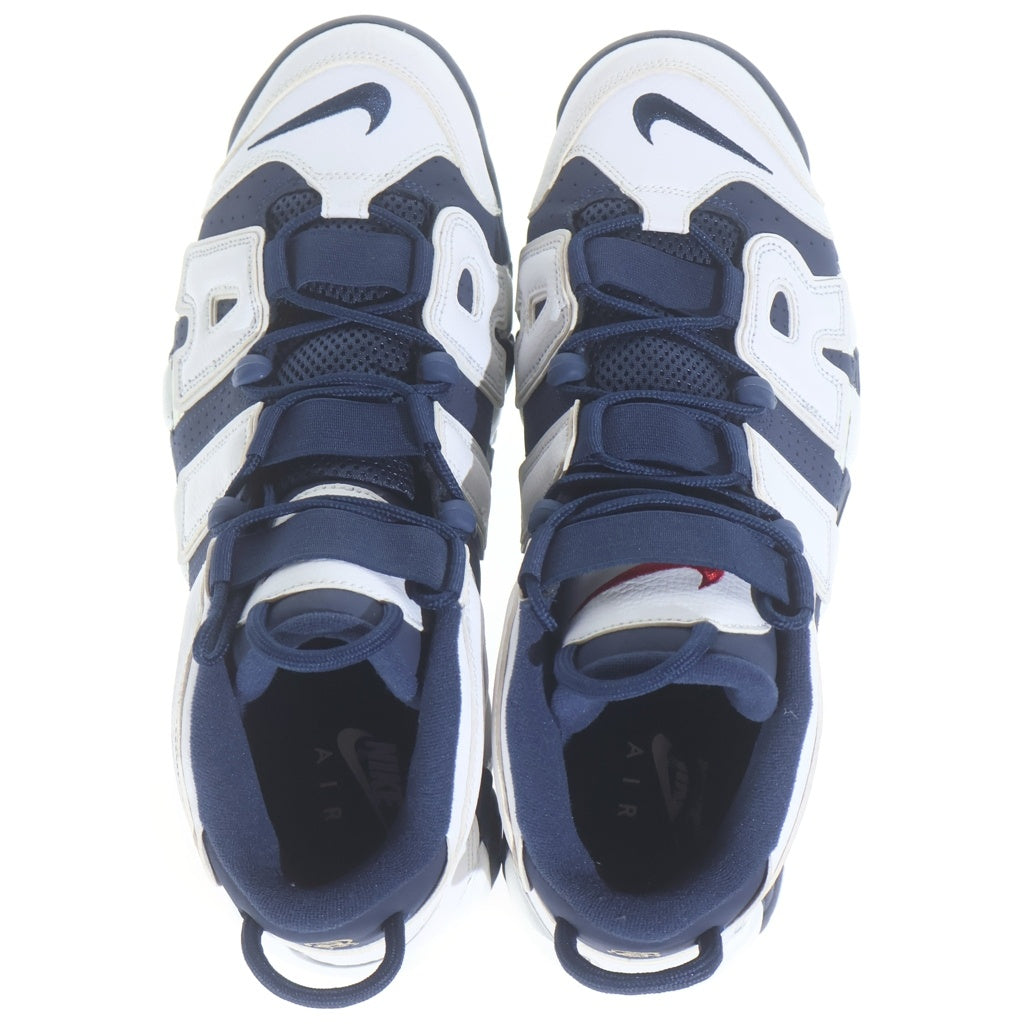 NIKE(ナイキ) 【観賞用 2016年製】AIR MORE UPTEMPO OLYMPIC 414962-104 エア モア アップテンポ オリンピック ハイカットスニーカー ネイビー/ホワイト US12.5/30.5cm