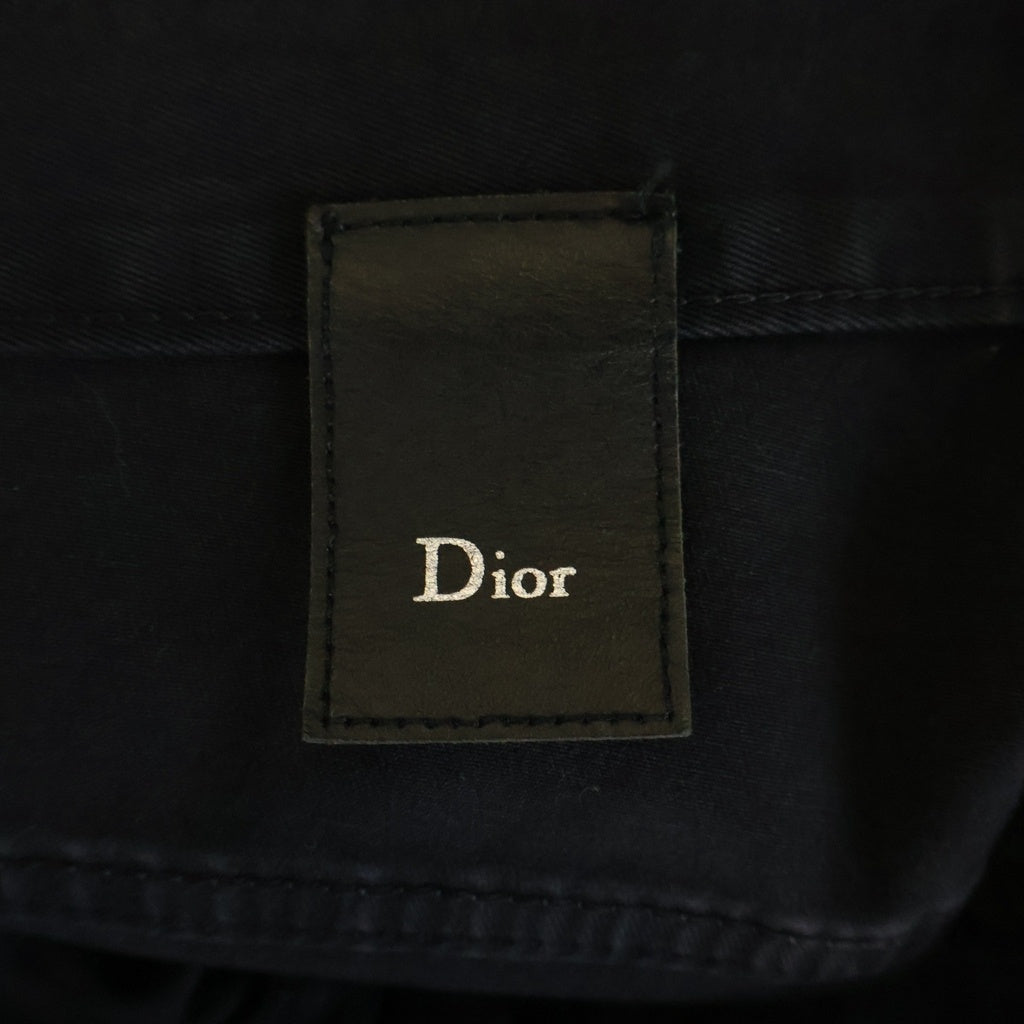 Dior HOMME(ディオールオム) 11AW クリス期 日本限定 ダメージ デストロイ加工 スリムロング スキニーパンツ ブラック 133D007TX009