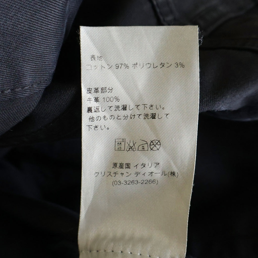 Dior HOMME(ディオールオム) 11AW クリス期 日本限定 ダメージ デストロイ加工 スリムロング スキニーパンツ ブラック 133D007TX009