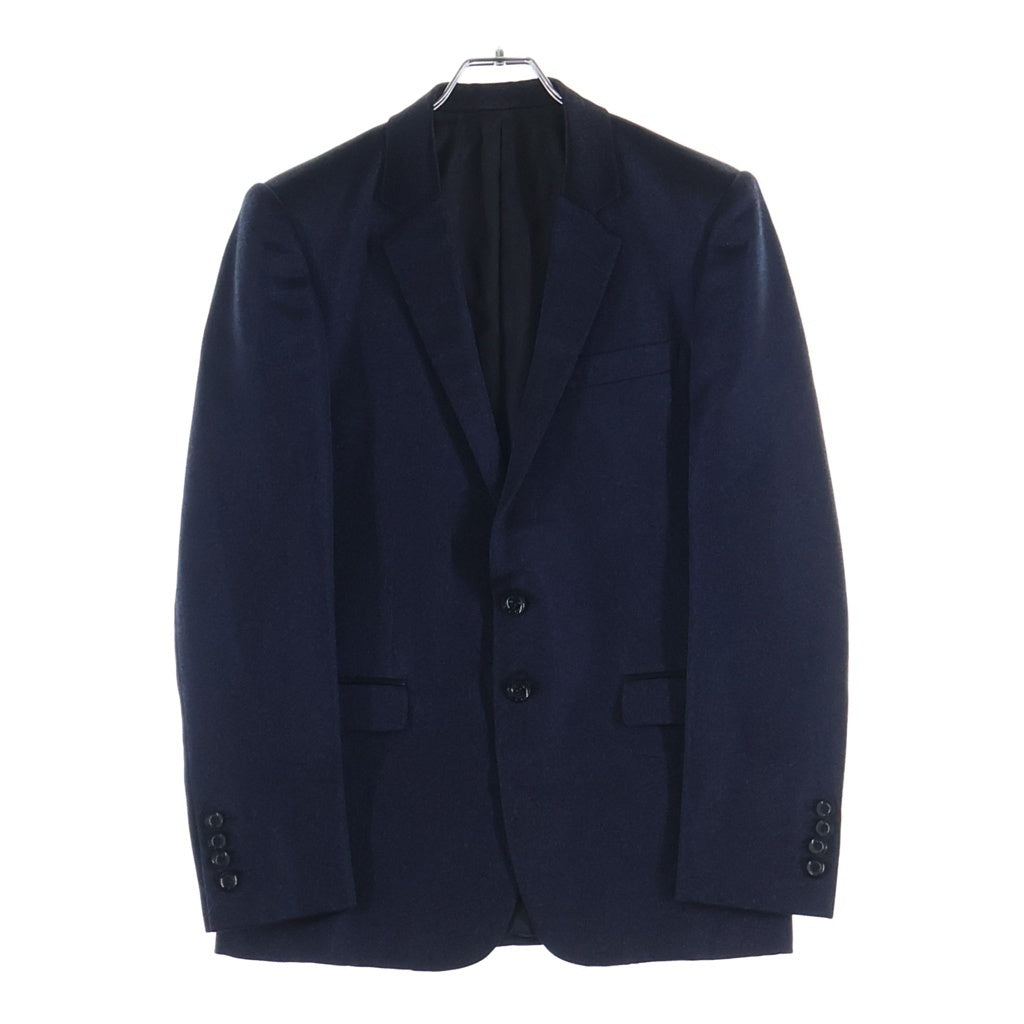 JOHN LAWRENCE SULLIVAN(ジョンローレンスサリバン) DORMEUIL ドーメル ウール ナイロン 2B シングルテーラードジャケット ネイビー