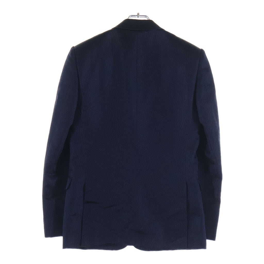 JOHN LAWRENCE SULLIVAN(ジョンローレンスサリバン) DORMEUIL ドーメル ウール ナイロン 2B シングルテーラードジャケット ネイビー