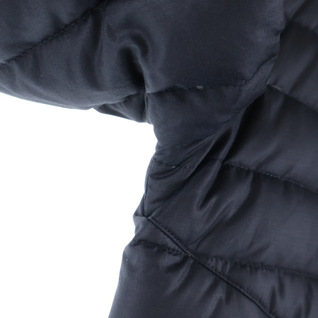 BALMAIN(バルマン) 12AW Biker Down Jacket ナイロン バイカー キルティング ダブルライダース ダウンジャケット ネイビー