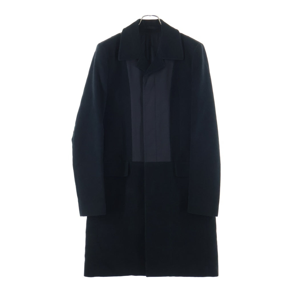 GIVENCHY(ジバンシィ) コットン レーヨン 切替 チェスターコート ブラック 11F 0224 064