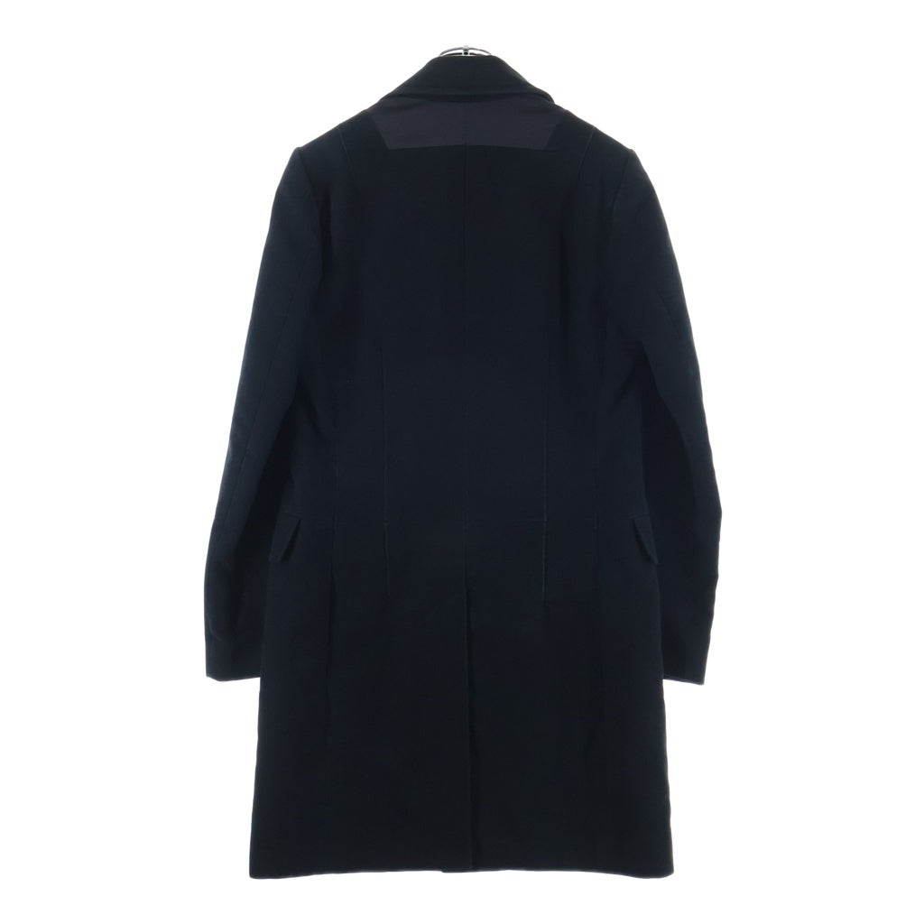 GIVENCHY(ジバンシィ) コットン レーヨン 切替 チェスターコート ブラック 11F 0224 064