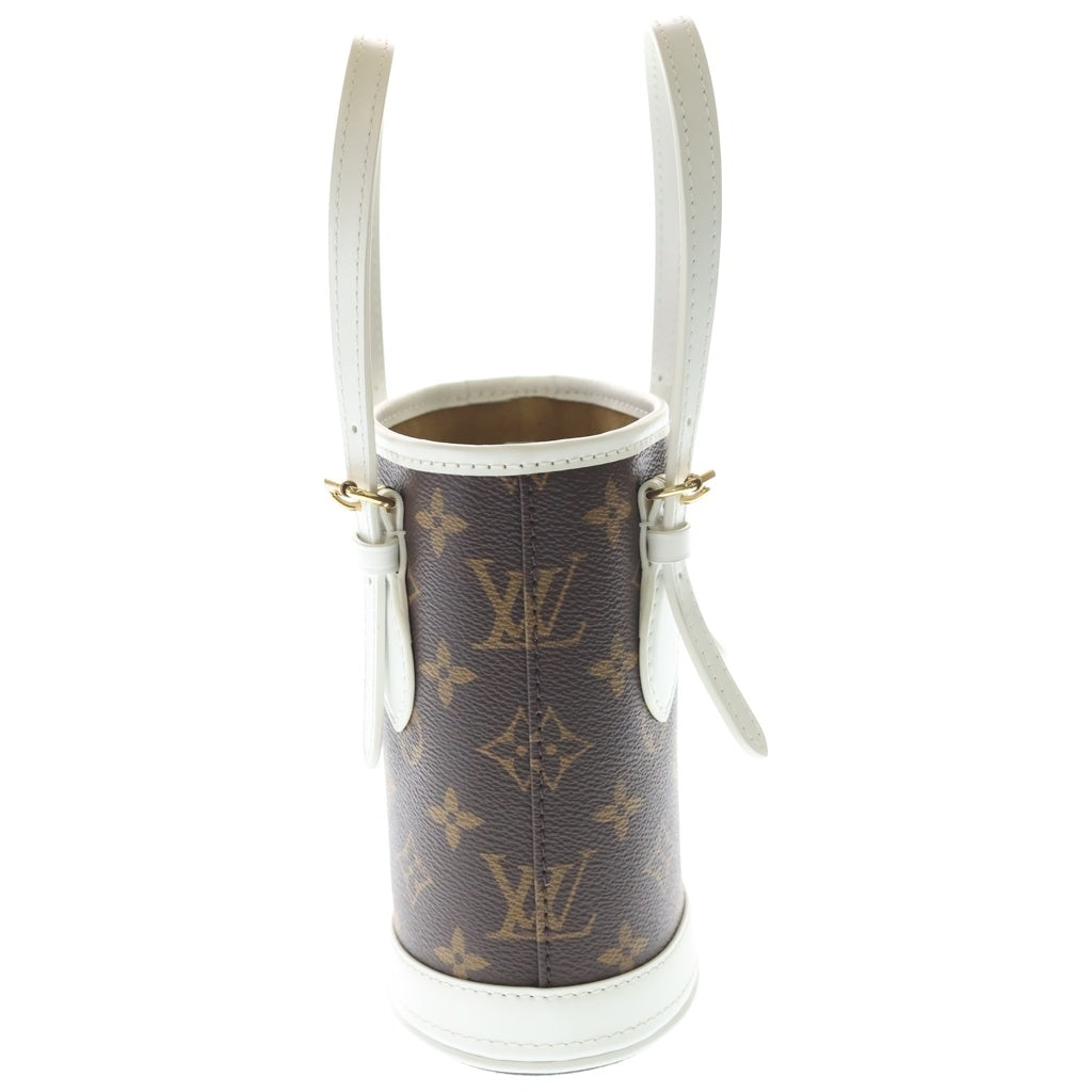 LOUIS VUITTON(ルイヴィトン) LVマッチ ナノ バケット モノグラム 2WAY ショルダーバッグ ハンドバッグ ブラウン/ホワイト M81489 レディース