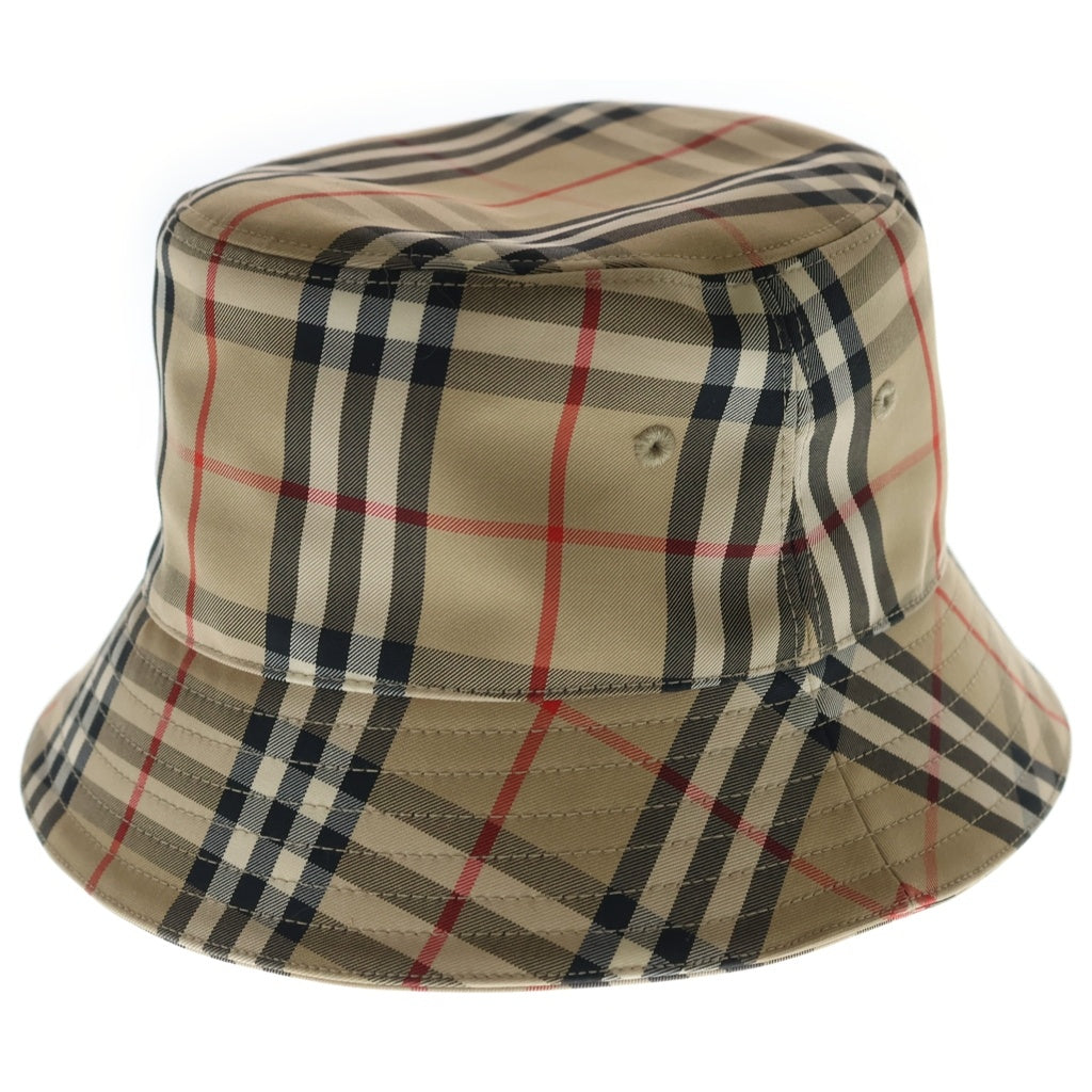 BURBERRY(バーバリー) PANEL BUCKET HAT チェック柄 パネル バケットハット ブラウン 8026927