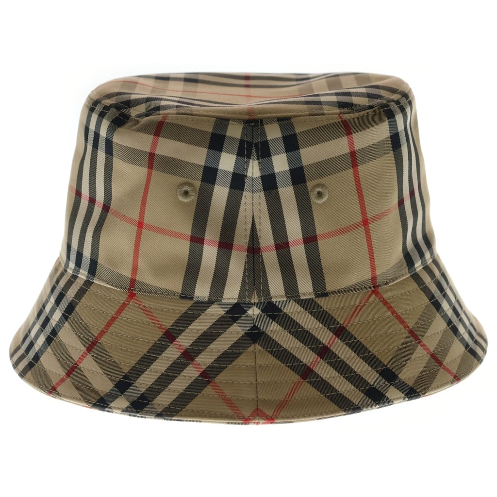 BURBERRY(バーバリー) PANEL BUCKET HAT チェック柄 パネル バケットハット ブラウン 8026927