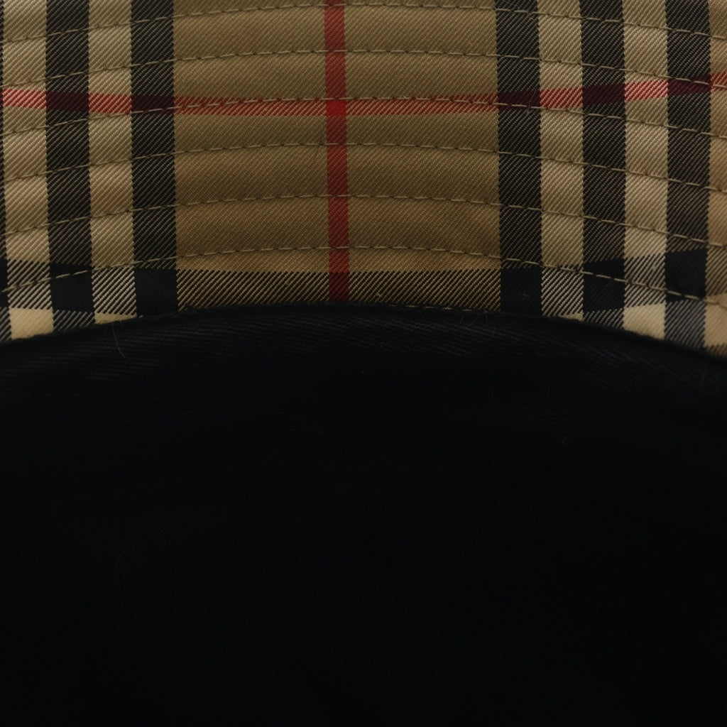 BURBERRY(バーバリー) PANEL BUCKET HAT チェック柄 パネル バケットハット ブラウン 8026927
