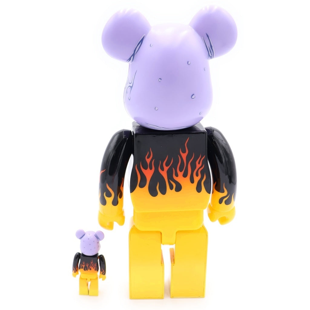 MEDICOM TOY(メディコムトイ) BE@RBRICK WWT MARK PARKER 400% & 100% ベアブリック マークパーカー フィギュア 人形 パープル