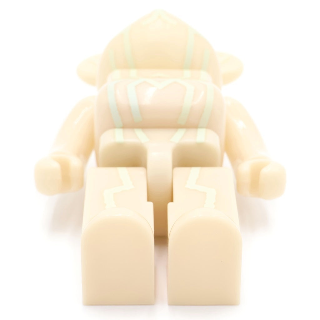 MEDICOM TOY(メディコムトイ) BE@RBRICK HMV PUSHEAD spider eye ベアブリック エイチエムブイ パスヘッド スパイダーアイ 蓄光 フィギュア 人形 ベージュ