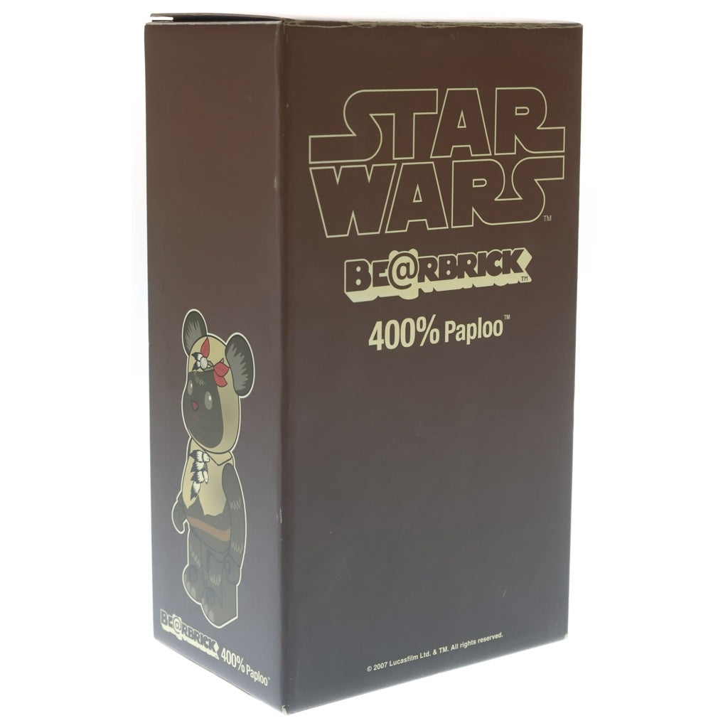 MEDICOM TOY(メディコムトイ) BE@RBRICK STARWARS Paploo 400% ベアブリック スターウォーズ パプルー フィギュア 人形 ブラウン