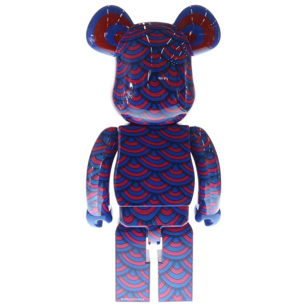 MEDICOM TOY(メディコムトイ) BE@RBRICK 笹田靖人 1000% 【KUJAKU】 ベアブリック クジャク フィギュア人形 ブルー/レッド