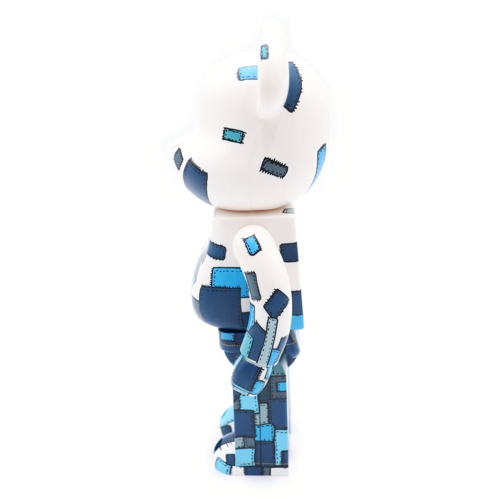 MEDICOM TOY(メディコムトイ) BE@RBRICK Levi's Store JEANS DESIGN CONTEST Men's 400% ベアブリック ストア ジーンズデザインコンテスト メンズ フィギュア 人形 ホワイト/インディゴ