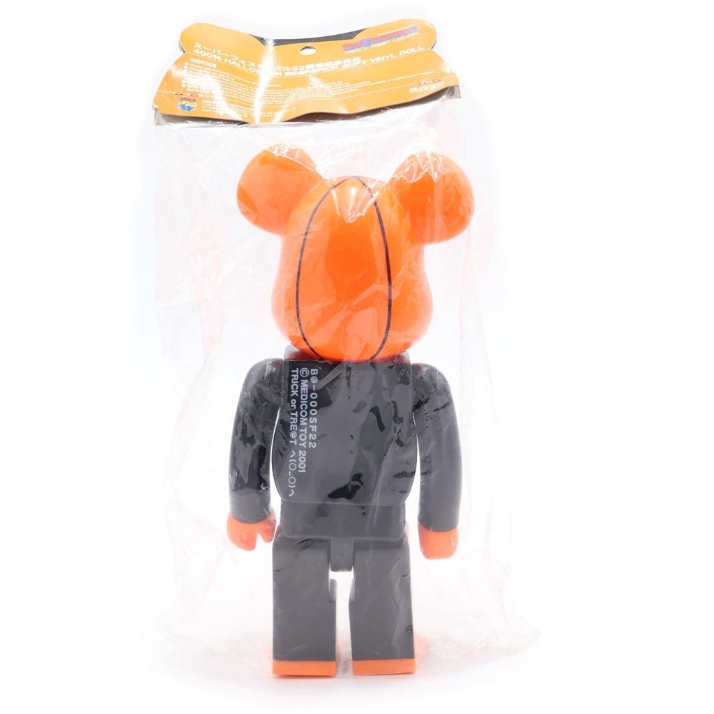 MEDICOM TOY(メディコムトイ) BE@RBRICK HALLOWEEN 400% ベアブリック ハロウィーン フィギュア 人形 ブラック/オレンジ