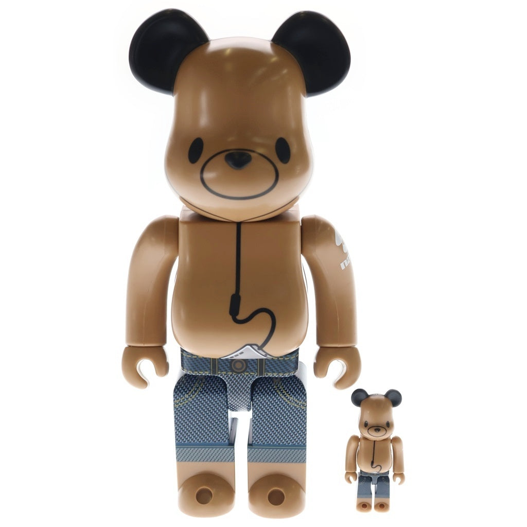 MEDICOM TOY(メディコムトイ) BE@RBRICK a-nation '04 (MID SUMMER MODEL) 100% & 400% ベアブリック エイベックス ミッドサマーモデル フィギュア 人形 ブルー/インディゴ