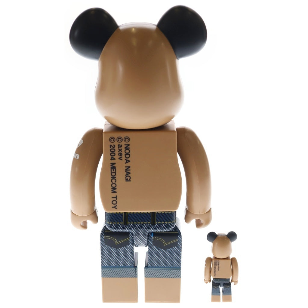 MEDICOM TOY(メディコムトイ) BE@RBRICK a-nation '04 (MID SUMMER MODEL) 100% & 400% ベアブリック エイベックス ミッドサマーモデル フィギュア 人形 ブルー/インディゴ