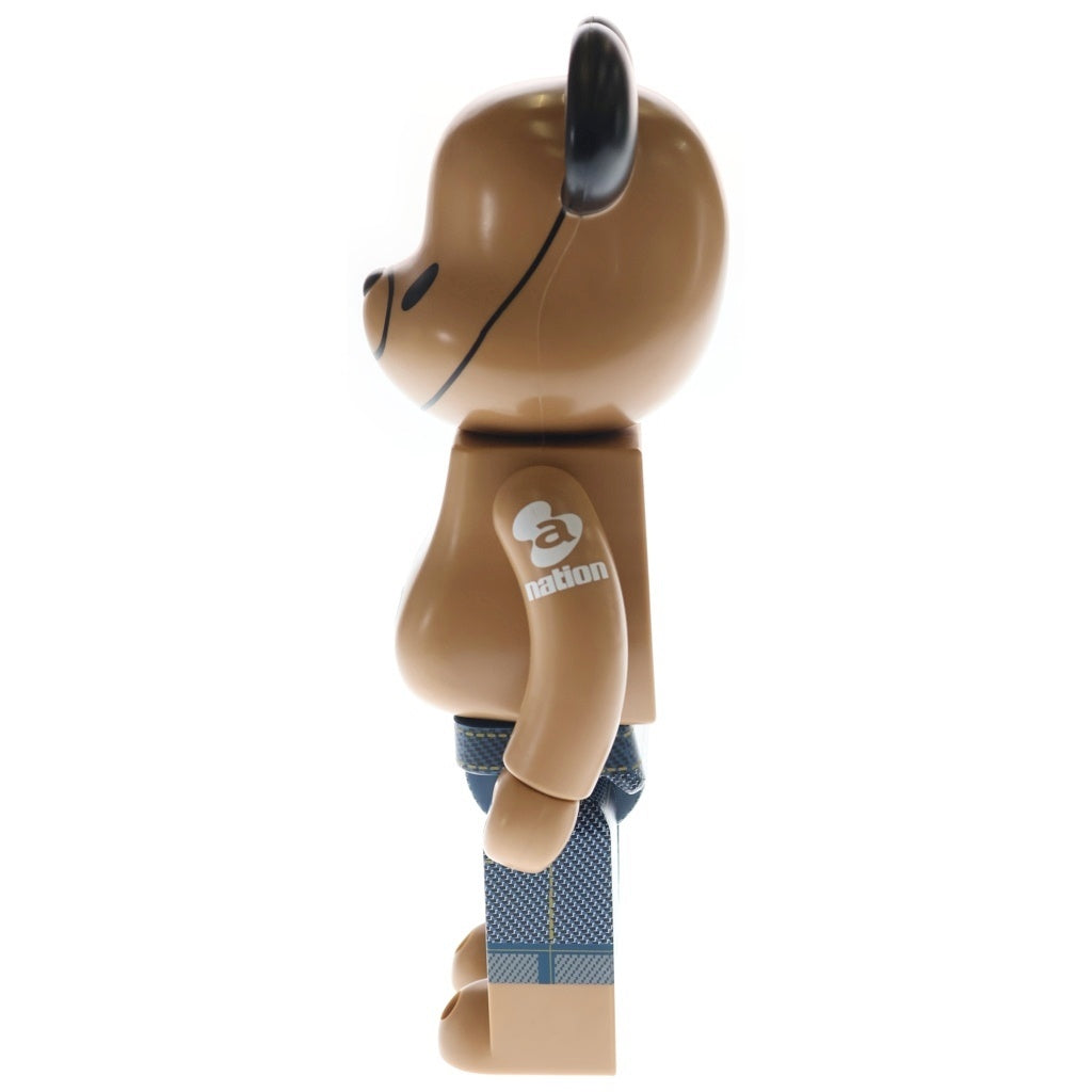 MEDICOM TOY(メディコムトイ) BE@RBRICK a-nation '04 (MID SUMMER MODEL) 100% & 400% ベアブリック エイベックス ミッドサマーモデル フィギュア 人形 ブルー/インディゴ
