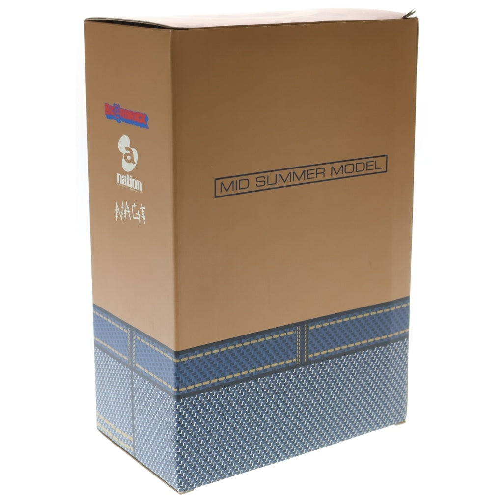 MEDICOM TOY(メディコムトイ) BE@RBRICK a-nation '04 (MID SUMMER MODEL) 100% & 400% ベアブリック エイベックス ミッドサマーモデル フィギュア 人形 ブルー/インディゴ