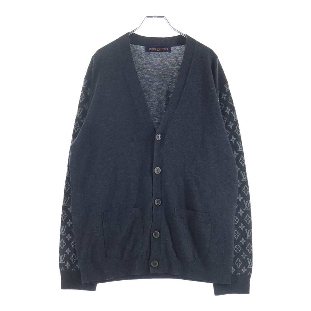 LOUIS VUITTON(ルイヴィトン) 23SS モノグラムミックス カシミヤ ニット カーディガン グレー RM231Q R93 HON43W