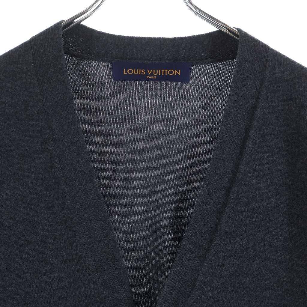 LOUIS VUITTON(ルイヴィトン) 23SS モノグラムミックス カシミヤ ニット カーディガン グレー RM231Q R93 HON43W