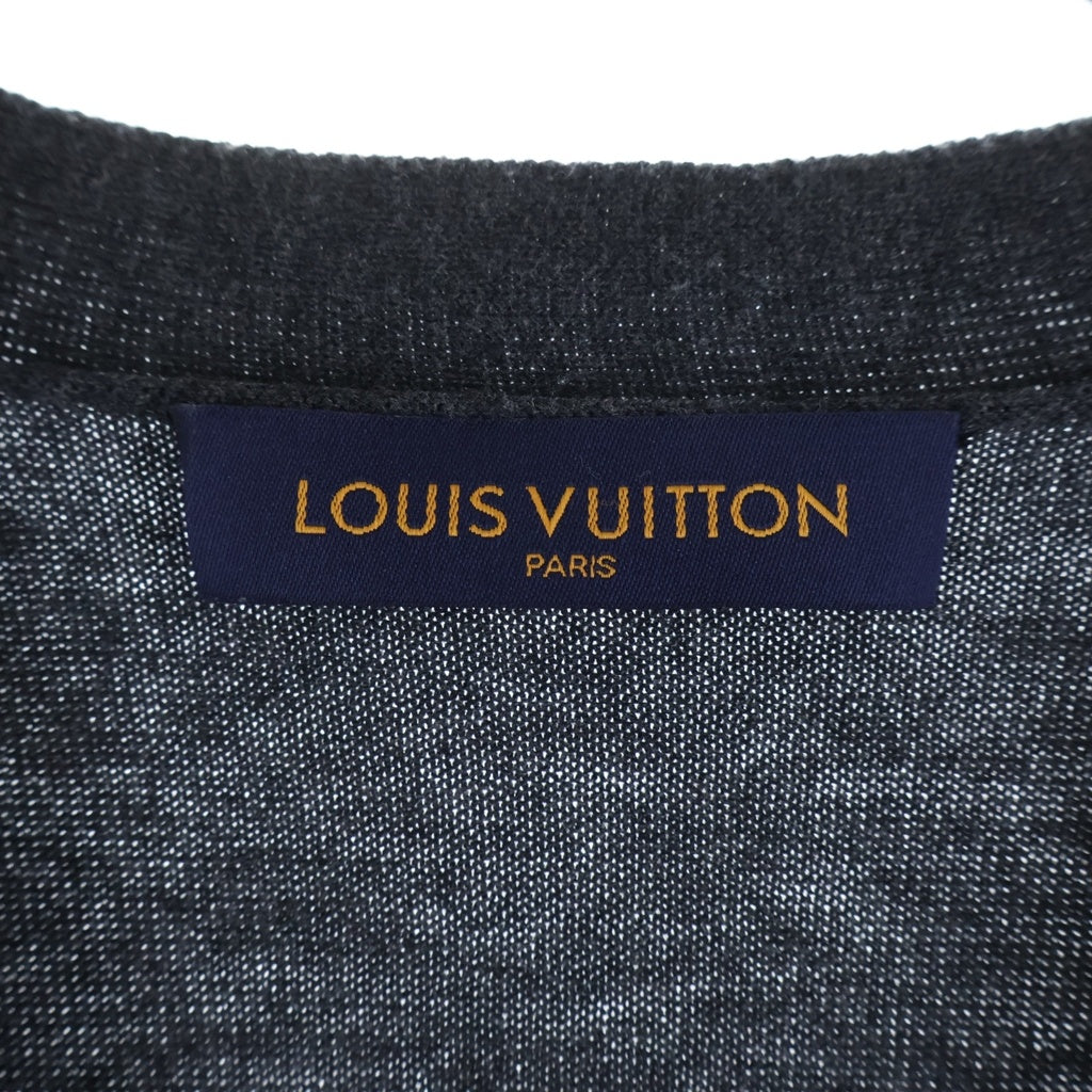 LOUIS VUITTON(ルイヴィトン) 23SS モノグラムミックス カシミヤ ニット カーディガン グレー RM231Q R93 HON43W