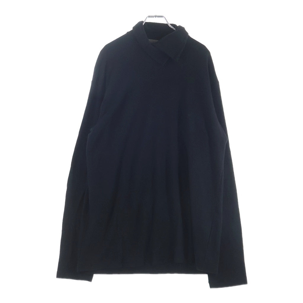Yohji Yamamoto(ヨウジヤマモト) 18AW ハイネック ウール 長袖ニット セーター ブラック HV-T05-172
