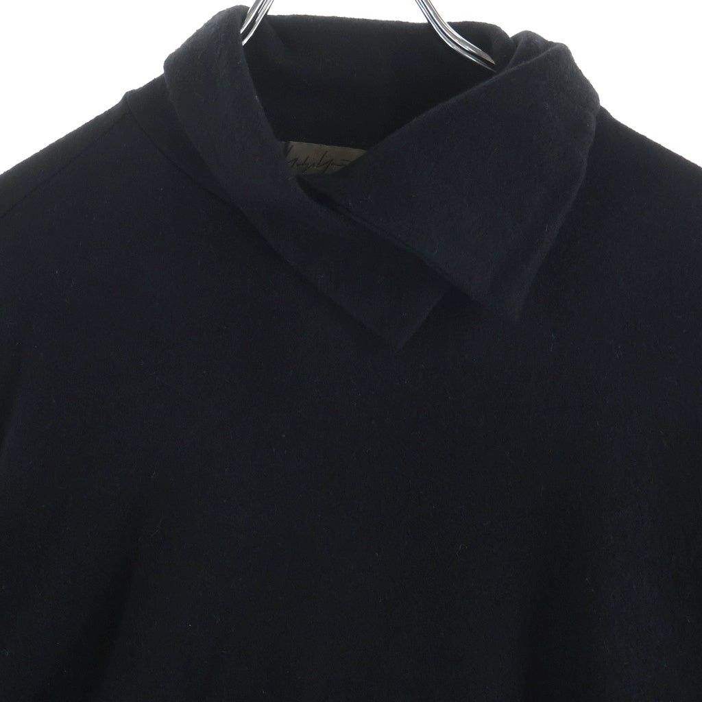 Yohji Yamamoto(ヨウジヤマモト) 18AW ハイネック ウール 長袖ニット セーター ブラック HV-T05-172