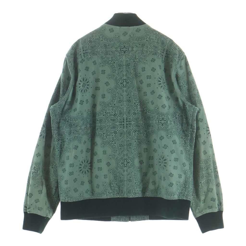 SUPREME(シュプリーム) 13SS Denim Campus Jacket デニムキャンパス ジップアップ ブルゾン ジャケット グリーン