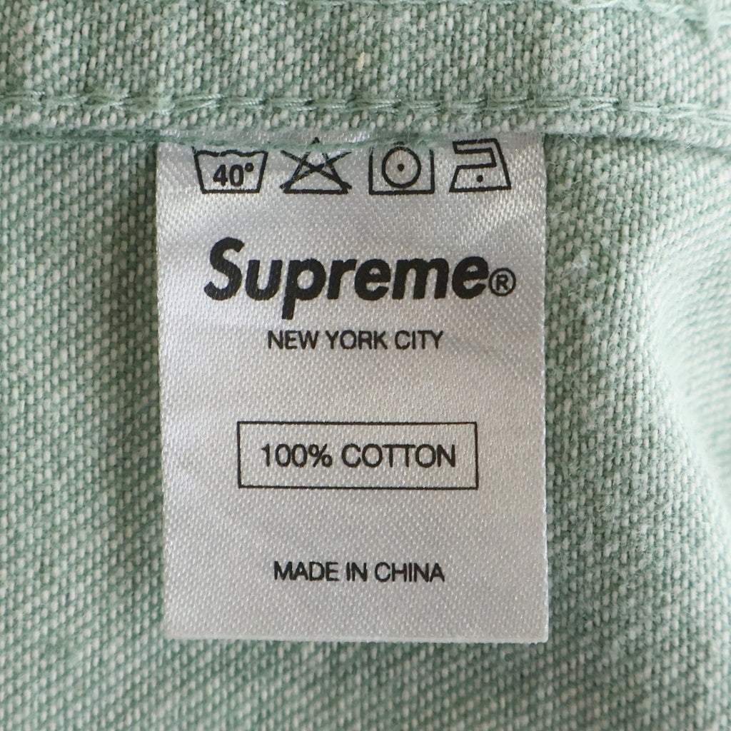 SUPREME(シュプリーム) 13SS Denim Campus Jacket デニムキャンパス ジップアップ ブルゾン ジャケット グリーン