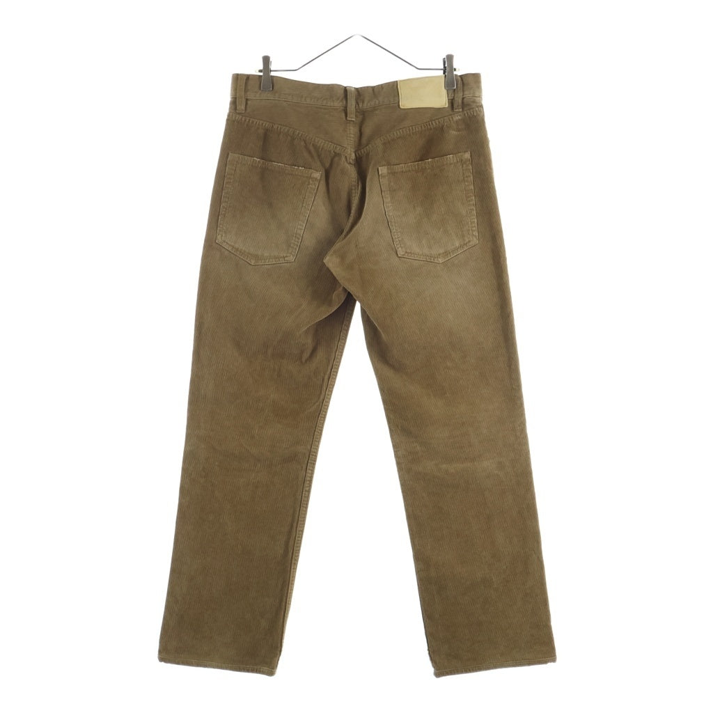 VISVIM(ヴィスヴィム) 20AW FLUXUS 03 CORD 4ポケット ストレートシルエット コーデュロイ パンツ ベージュ 0120205008008