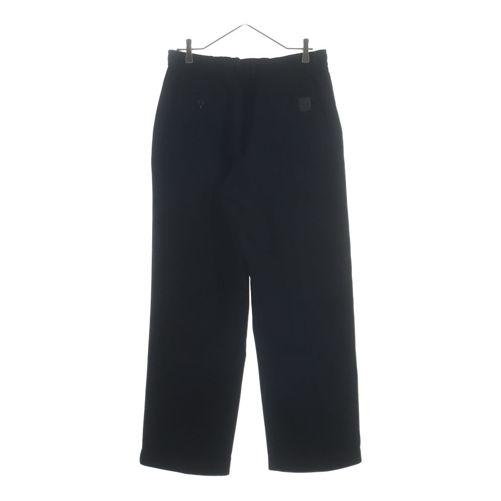 N.HOOLYWOOD(エヌハリウッド) WIDE TAPERED EASY SLACKS ワイドテーパードシルエット タック スラックス パンツ ブラック PT06-095