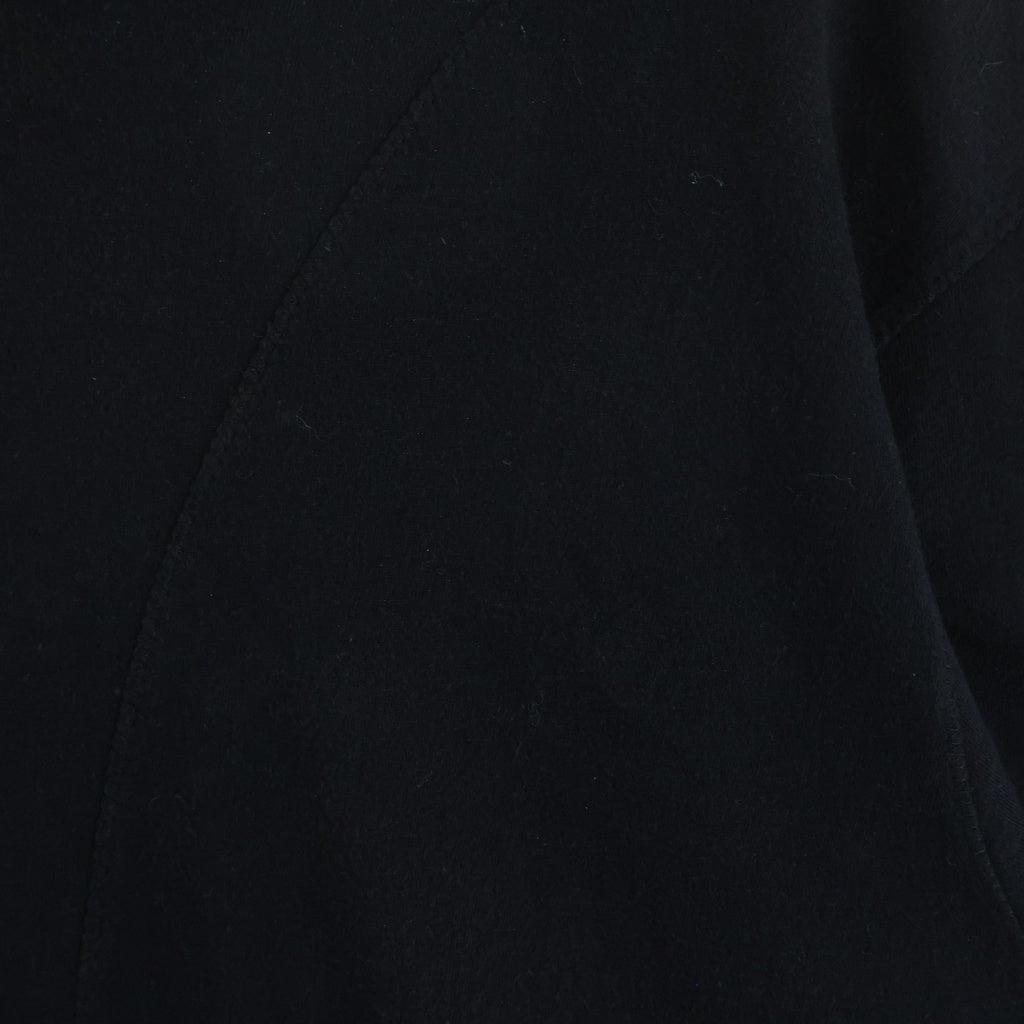 Yohji Yamamoto POUR HOMME(ヨウジヤマモト プールオム) アシンメトリー カッティングデザイン クルーネック 半袖Tシャツ カットソー ブラック HD-T40-097