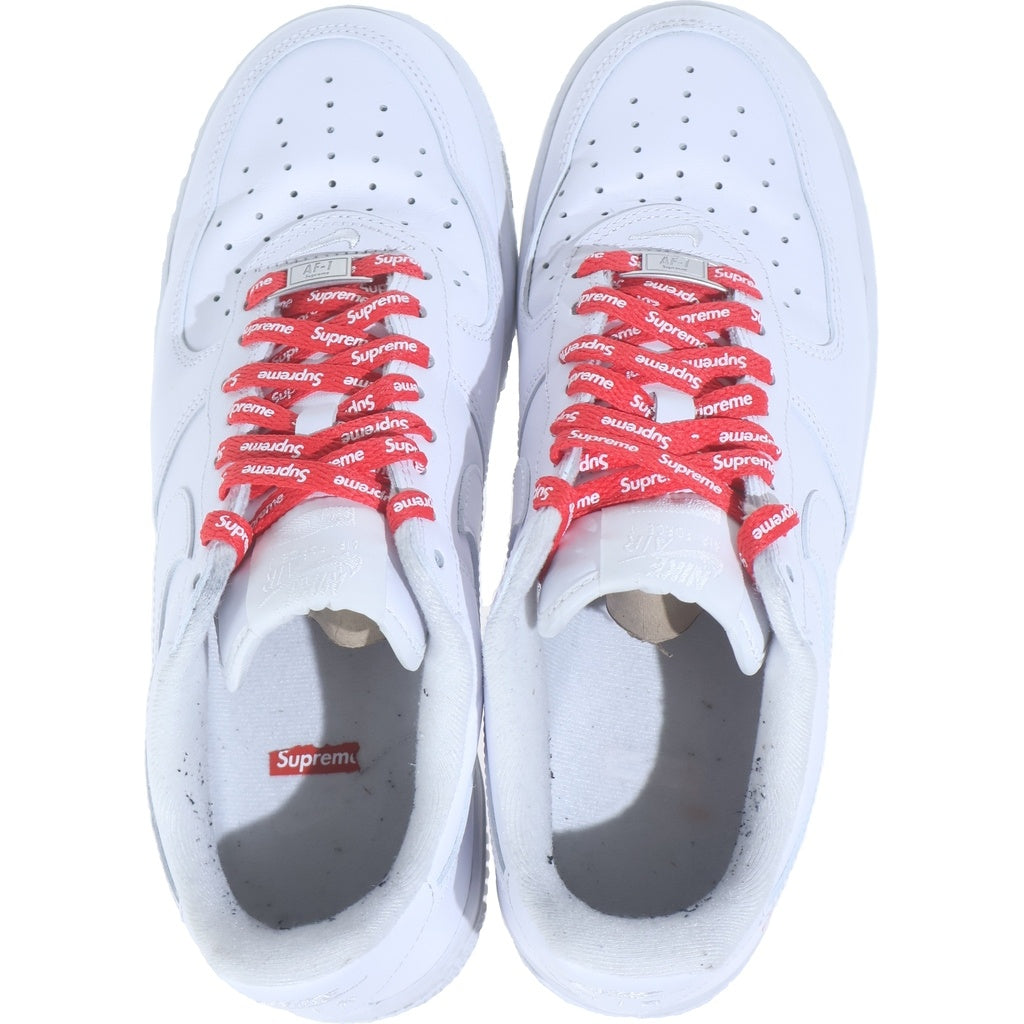 NIKE(ナイキ) ×Supreme AIR FORCE 1 LOW CU9225-100 シュプリーム エアフォース1 ローカットスニーカー ホワイト US8.5/26.5cm