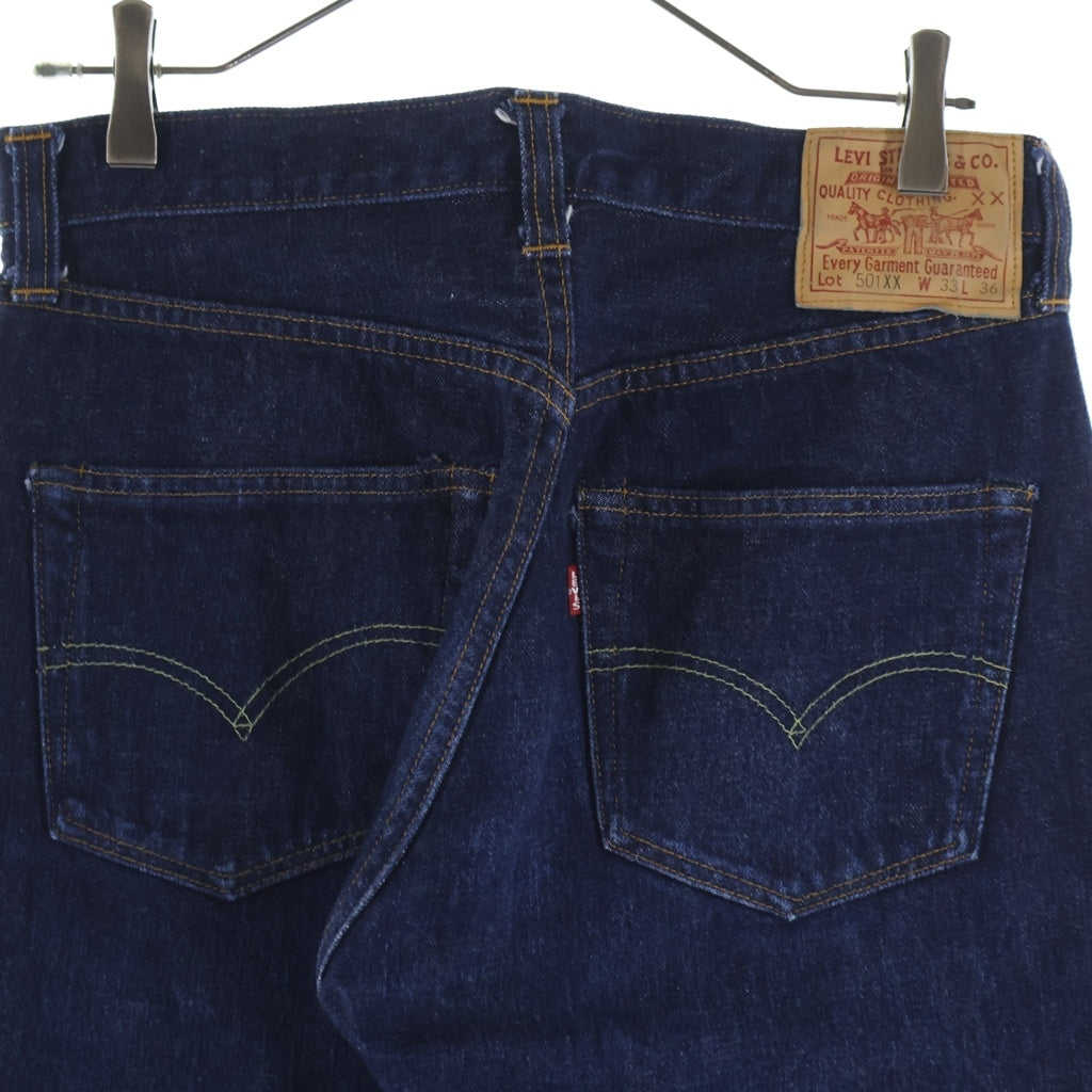 Levi's(リーバイス) 90s VINTAGE 復刻 501XX ボタンフライデニムパンツ BIG E ボタン裏刻印555 バレンシア工場 インディゴ 501-0003