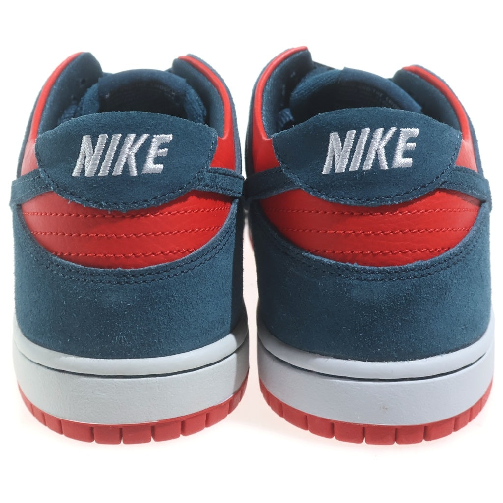 NIKE SB(ナイキエスビー) ZOOM DUNK LOW PRO 854866-336 ズームダンク ナイトシェイド ローカットスニーカー レッド/ネイビー US9/27cm