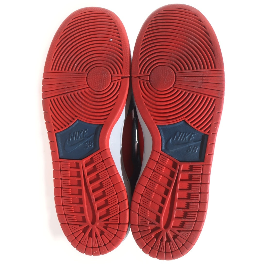 NIKE SB(ナイキエスビー) ZOOM DUNK LOW PRO 854866-336 ズームダンク ナイトシェイド ローカットスニーカー レッド/ネイビー US9/27cm