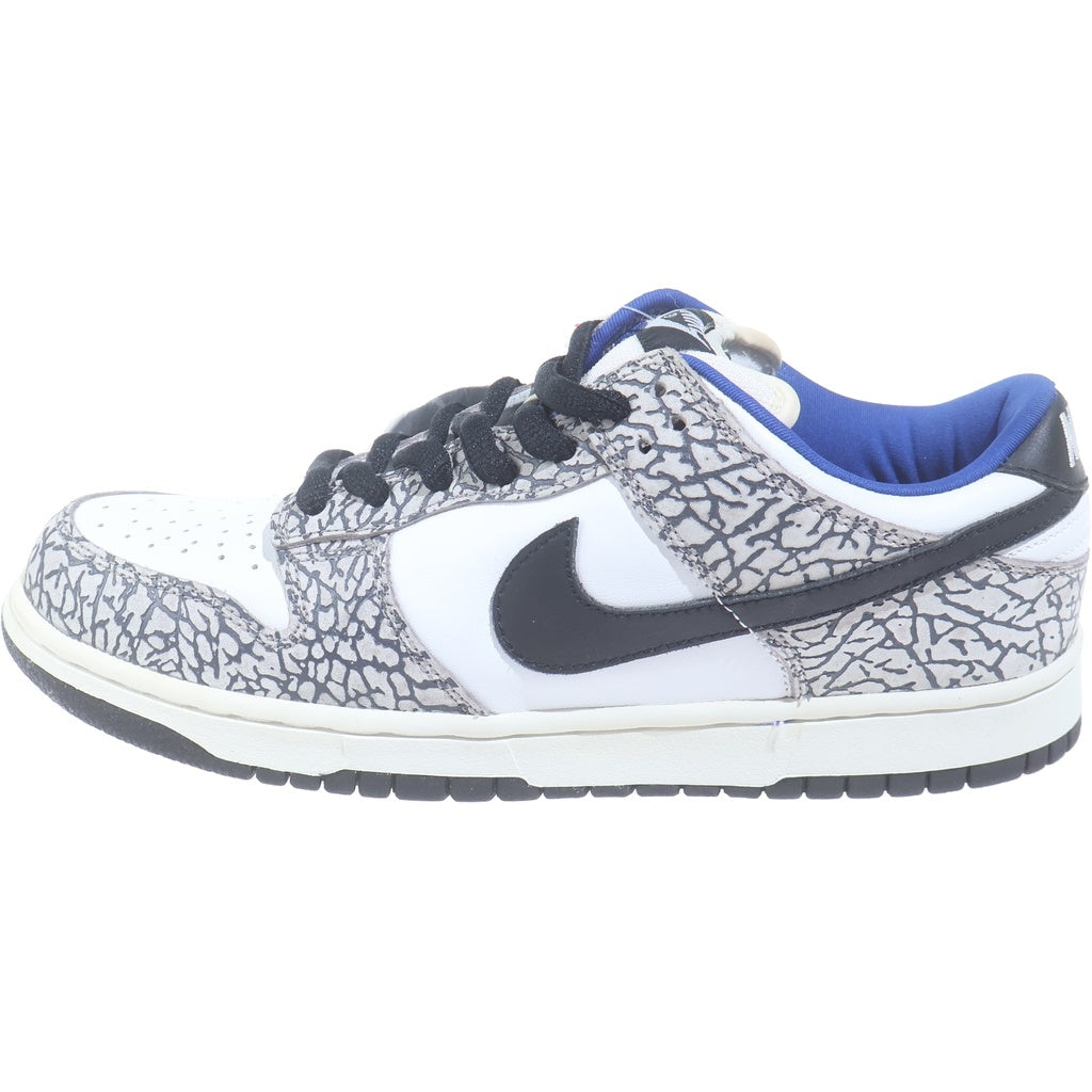 NIKE SB(ナイキエスビー) 【観賞用2002年製】 ×Supreme DUNK LOW PRO WHITE CEMENT SAFARI シュプリーム ダンク ホワイトセメント ローカットスニーカー US9.5/27.5cm 304292-001