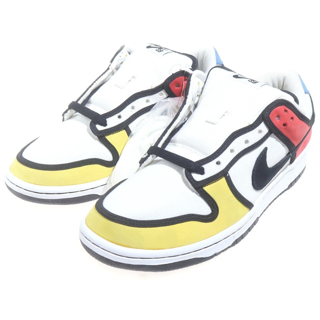 NIKE SB(ナイキエスビー) 【観賞用2008年製】 DUNK LOW PIET MONDRIAN 304292-702 ダンク ピエト モンドリアン ローカットスニーカー ホワイト US10/28cm