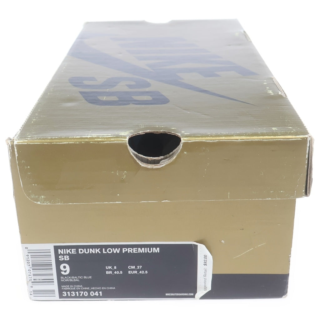 NIKE SB(ナイキエスビー) 【観賞用2008年製】 DUNK LOW ANGEL AND DEATH 313170-041 ダンク エンジェルスアンドデス ローカットスニーカー ブラック/ブルー US9/27cm