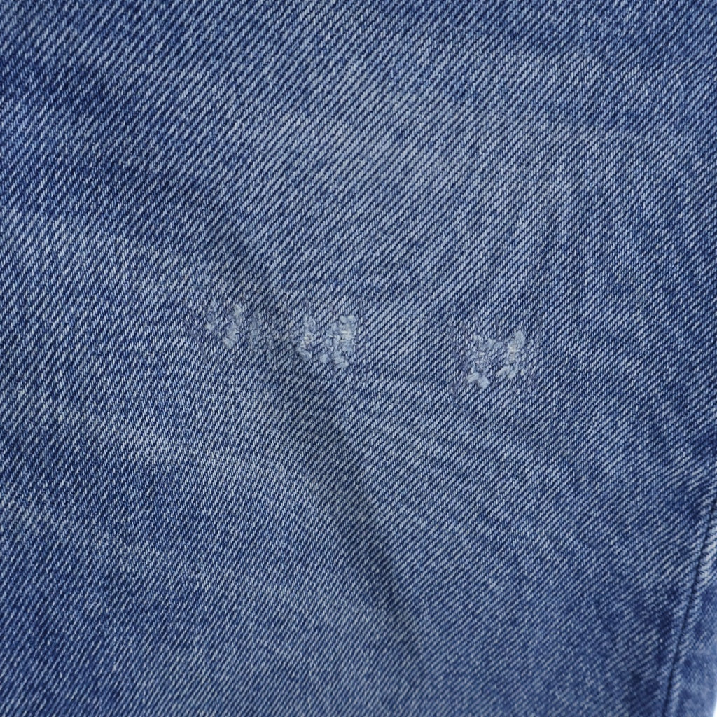 OFF-WHITE(オフホワイト) 17AW Slim Fit Jeans スリムフィットデニムパンツ ダメージ加工 バイアス柄 インディゴ OMCE015F17149068