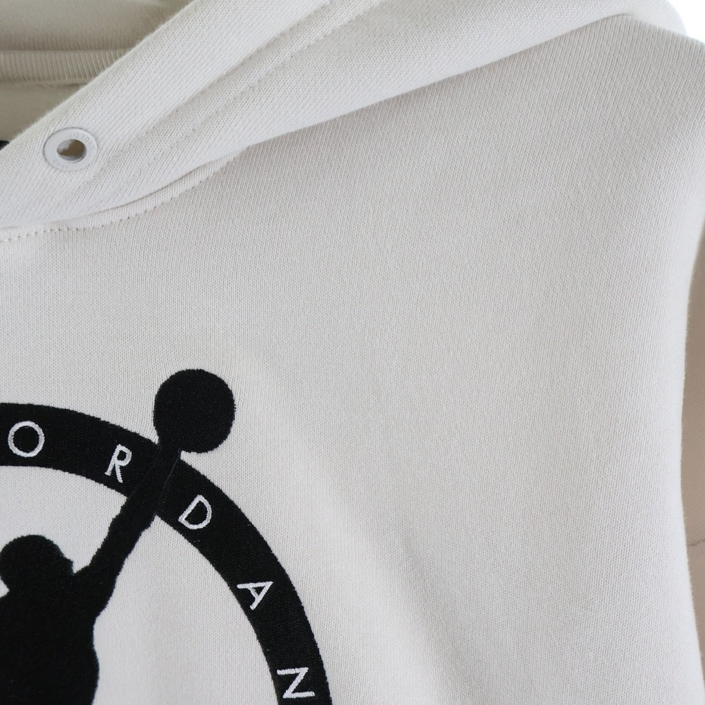 JORDAN BRAND(ジョーダンブランド) ×OFF-WHITE Logo print Hooded Sweat Parka ロゴプリント スウェット プルオーバーパーカー オフホワイト DM0060-054