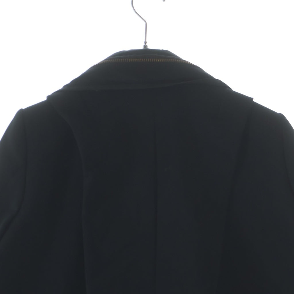 Sacai(サカイ) ポリウール クロップド 1Bテーラードジャケット ブラック レディース 20-04819
