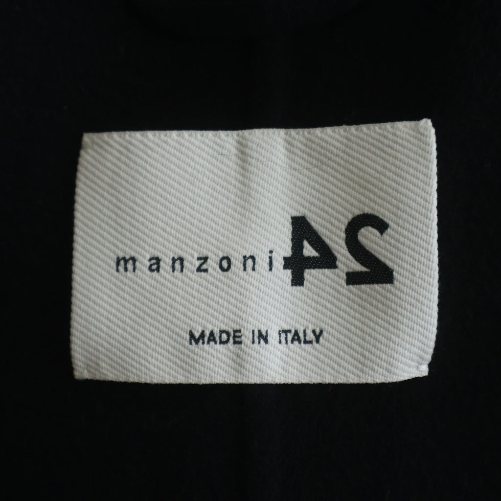 Loro Piana(ロロピアーナ) ×MANZONI24 ダブルフェイス ロングジレ ベスト ウール ネイビー 20PM115-DBM レディース