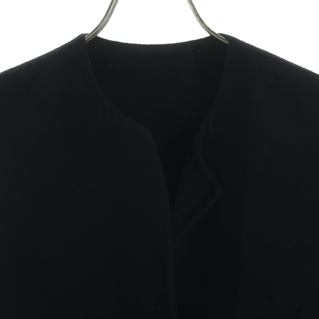 Loro Piana(ロロピアーナ) ×MANZONI24 ダブルフェイス ロング ジレ ベスト ノースリーブコート ウール ネイビー 22PM312-DBWL8jap レディース