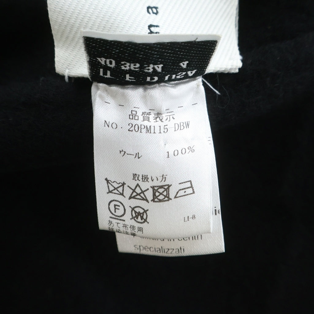 Loro Piana(ロロピアーナ) ×MANZONI24 ダブルフェイス ロング ジレ ベスト ノースリーブコート ウール ネイビー 22PM312-DBWL8jap レディース