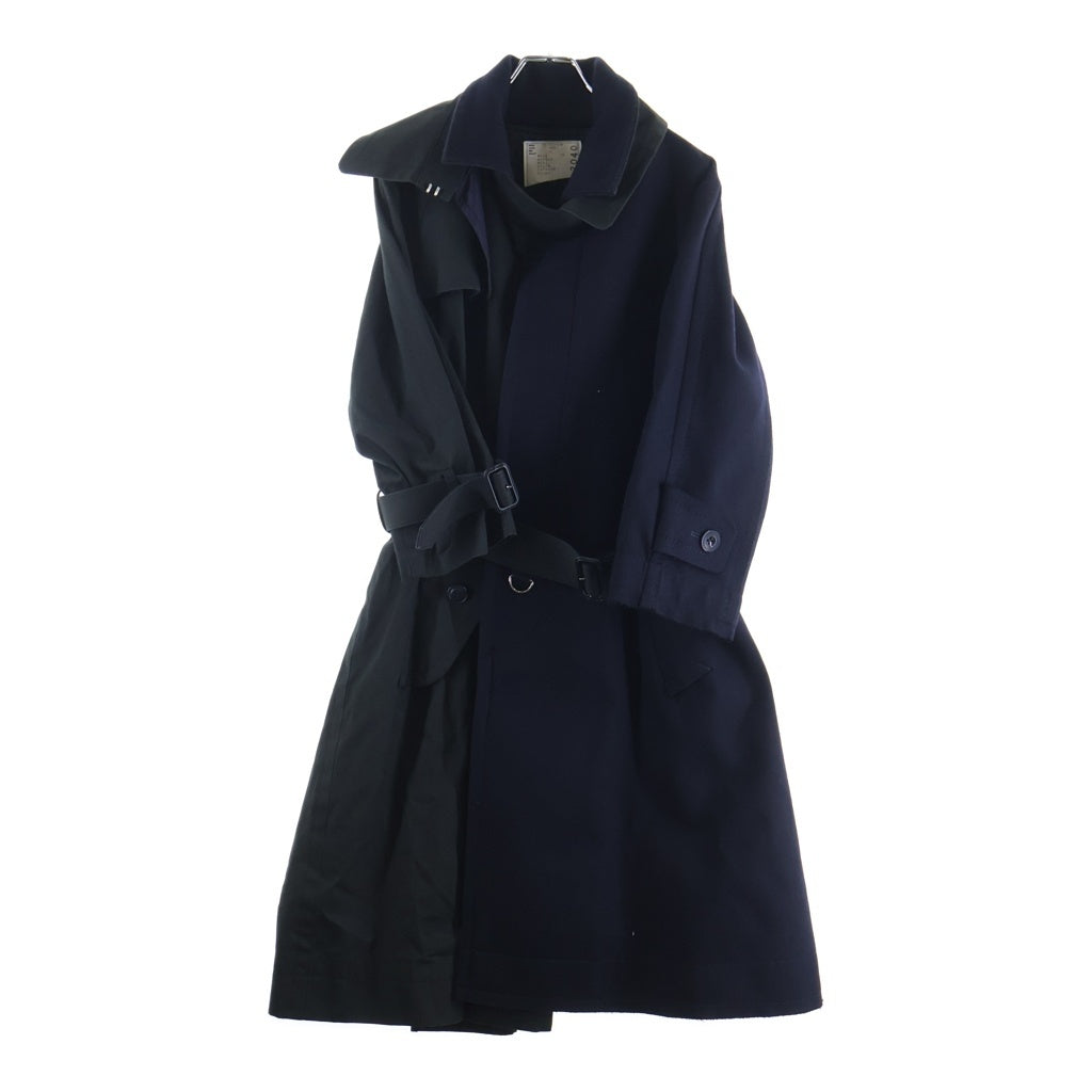 Sacai(サカイ) 19AW ドッキングトレンチコート ステンカラーコート ジャケット 19-02040M レディース