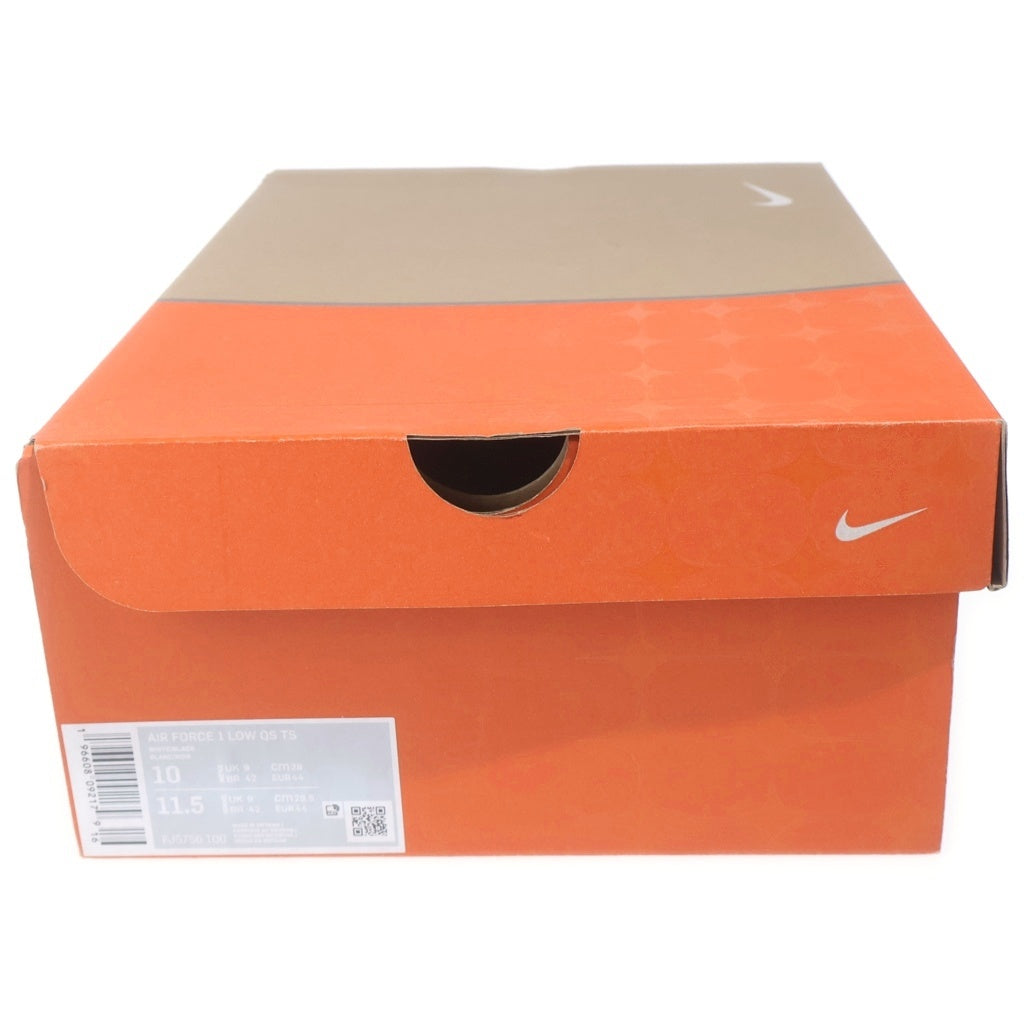 NIKE(ナイキ) AIR FORCE 1 LOW QS TERROR SQUAD FJ5756-100 エアフォース 1 ローカット スニーカー ブラック/ホワイト US10/28cm